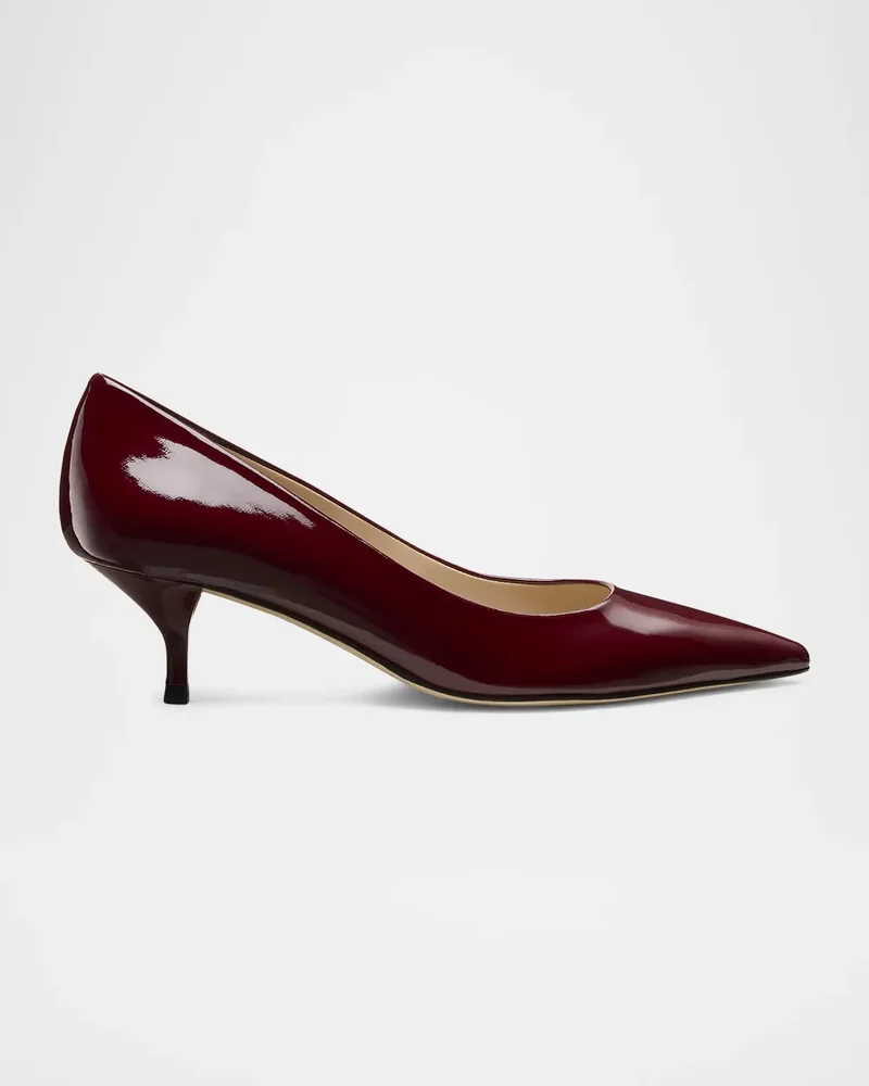 50mm Stuart Power Patent Leather Pumps