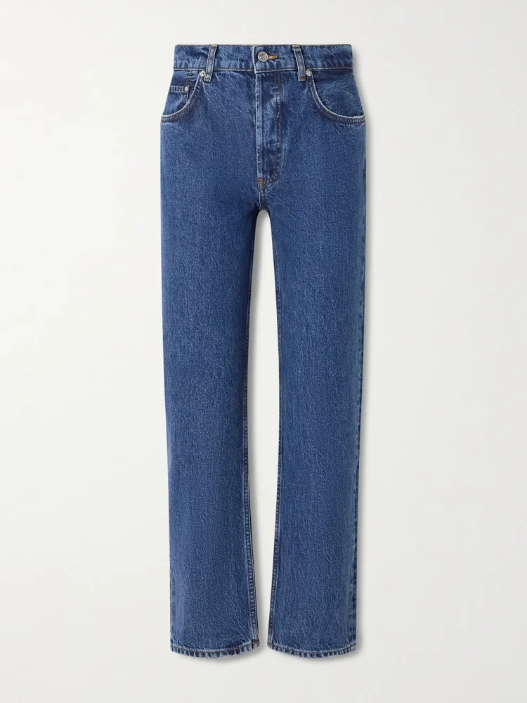 Kate mid-rise slim-leg jeans