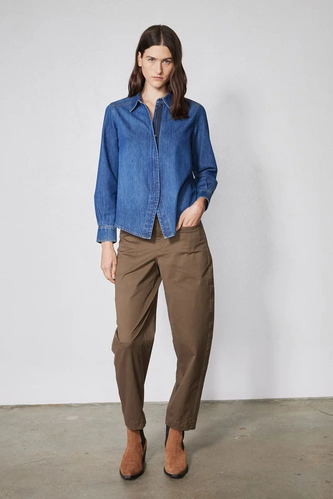 The Slouchy Soft Twill Pants