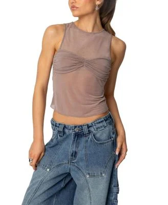 Erica Sheer Gathered Top