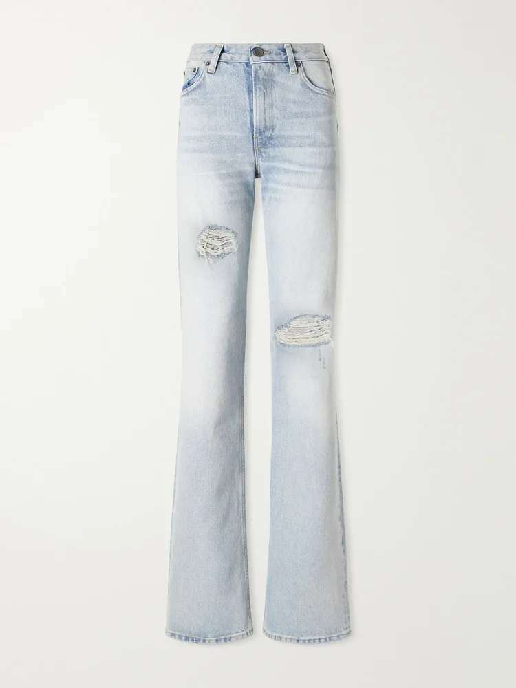 Star high-rise flared jeans