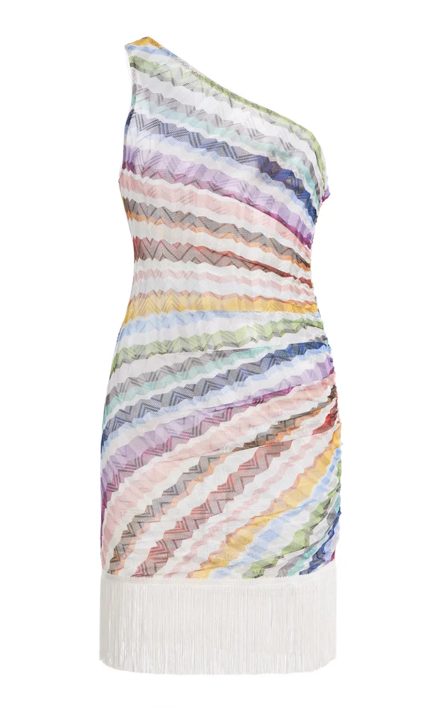 Knit Mini Cover-Up Dress