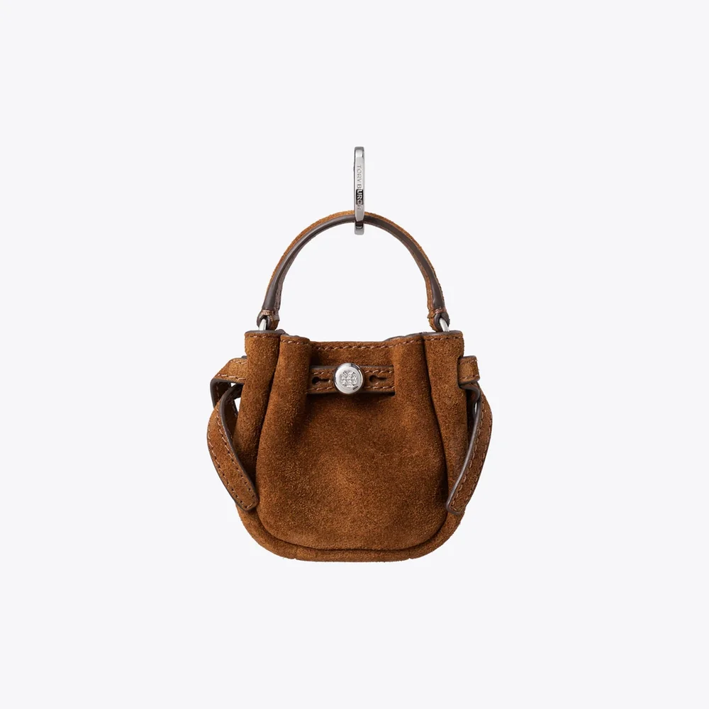 Romy Suede Bucket Bag Charm