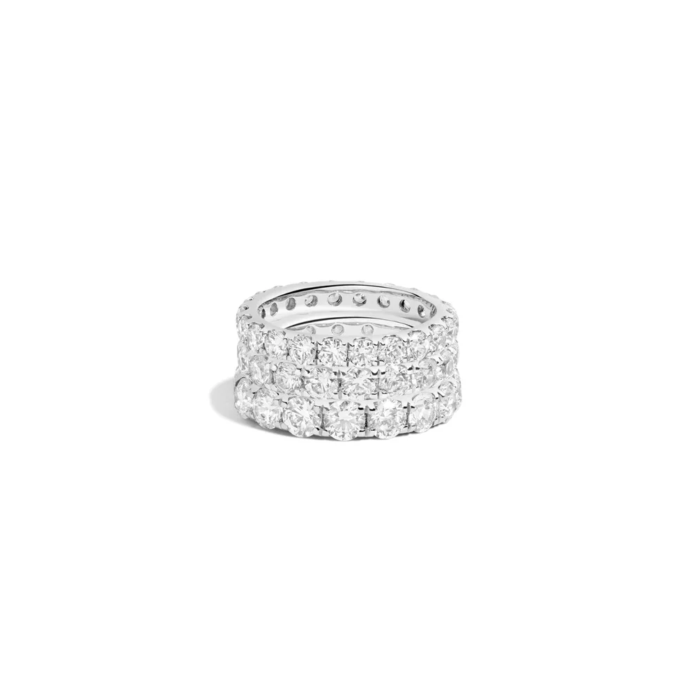 Lab Grown Diamond Eternity Ring Stack