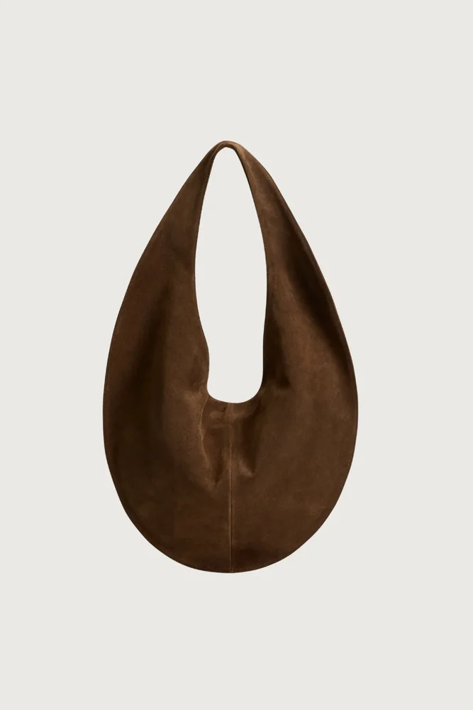 Market Tote Suede Bag