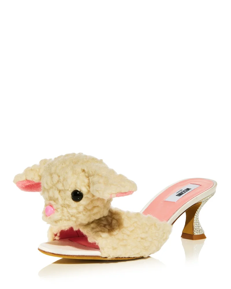 Women's Dolly Lamb Kitten Mules