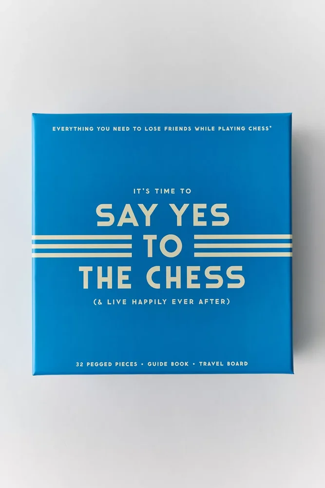 Say Yes To Chess Game Set