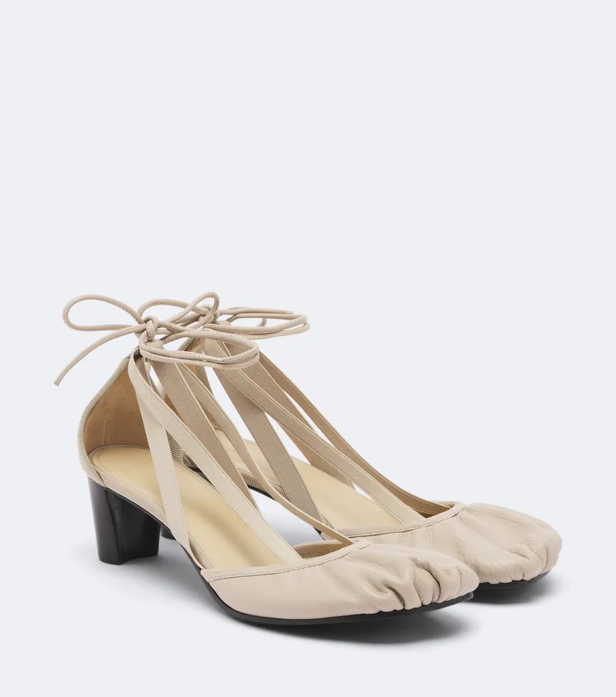 Pedille leather pumps