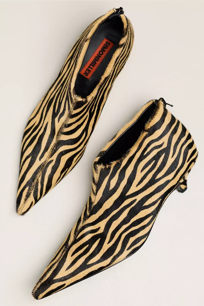 SIMONMILLER Kitten Heel Ankle Booties