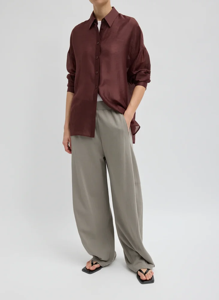 Tibi Light Weight Sweatshirting Winslow Pant