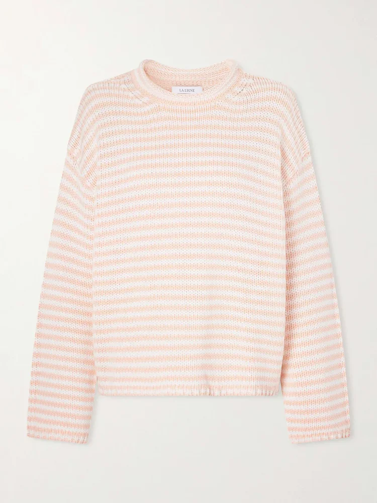 striped knitted sweater