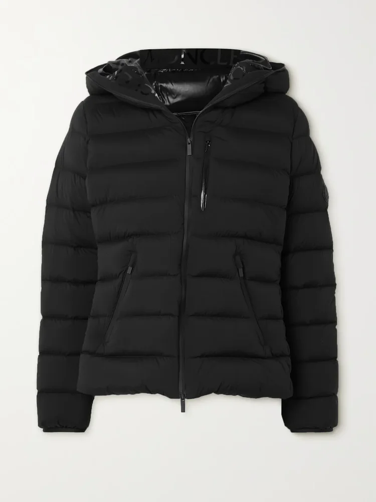 Herbe hooded quilted shell down jacket