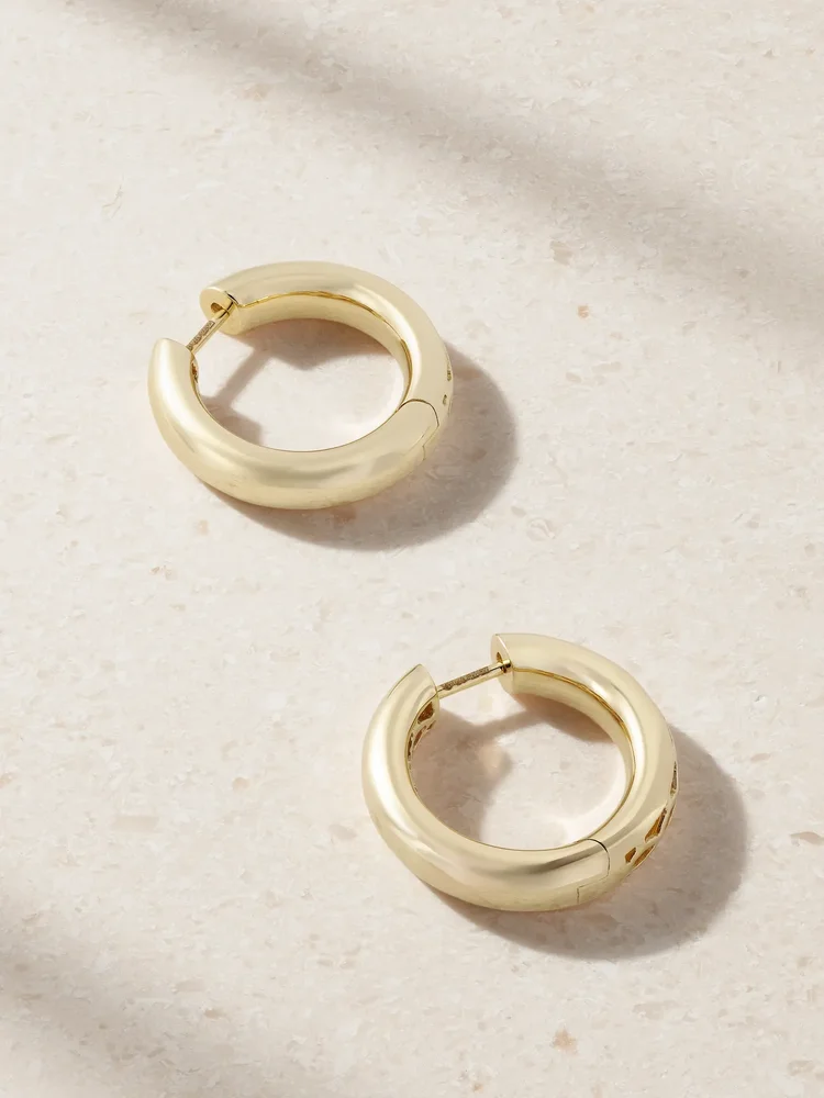 Cosmo 18-karat gold hoop earrings