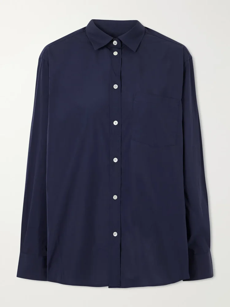 Cotton-poplin shirt
