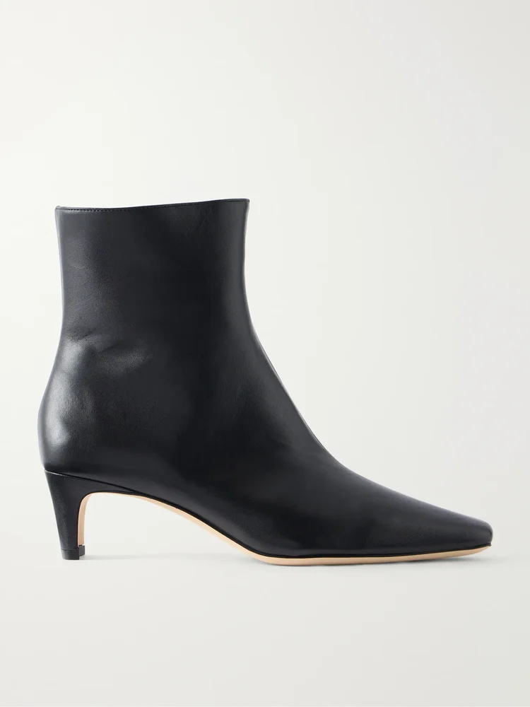 Wally 55 leather ankle boots