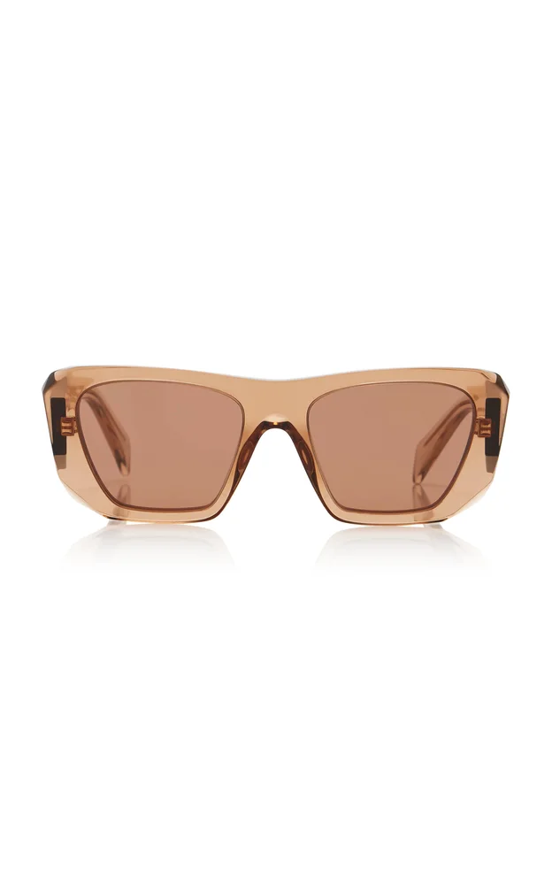Square-Frame Acetate Sunglasses