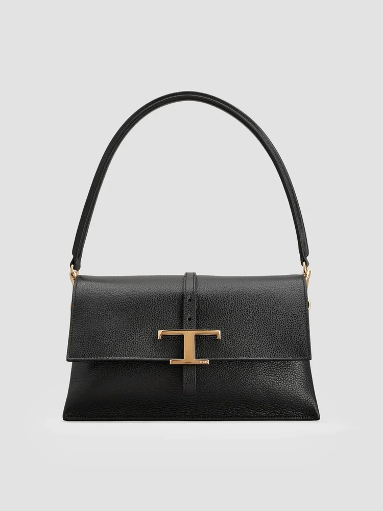 T Timeless Mini Leather Shoulder Bag
