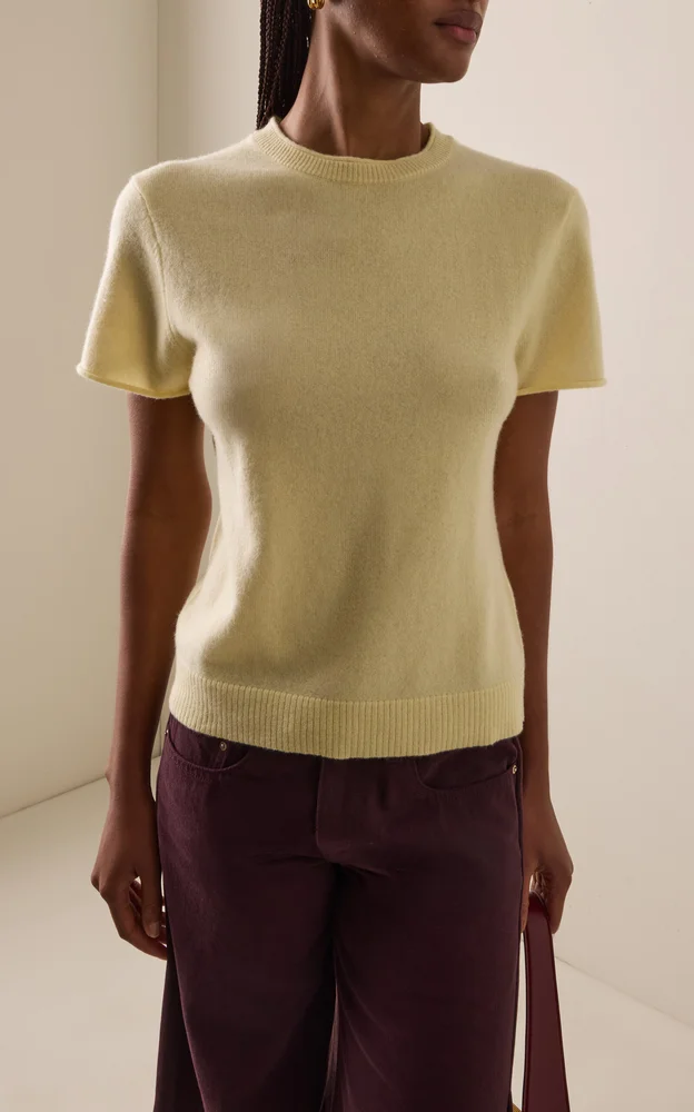 Cashmere Knit Tee