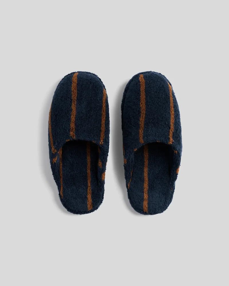 Turkish Cotton Stripe Slippers
