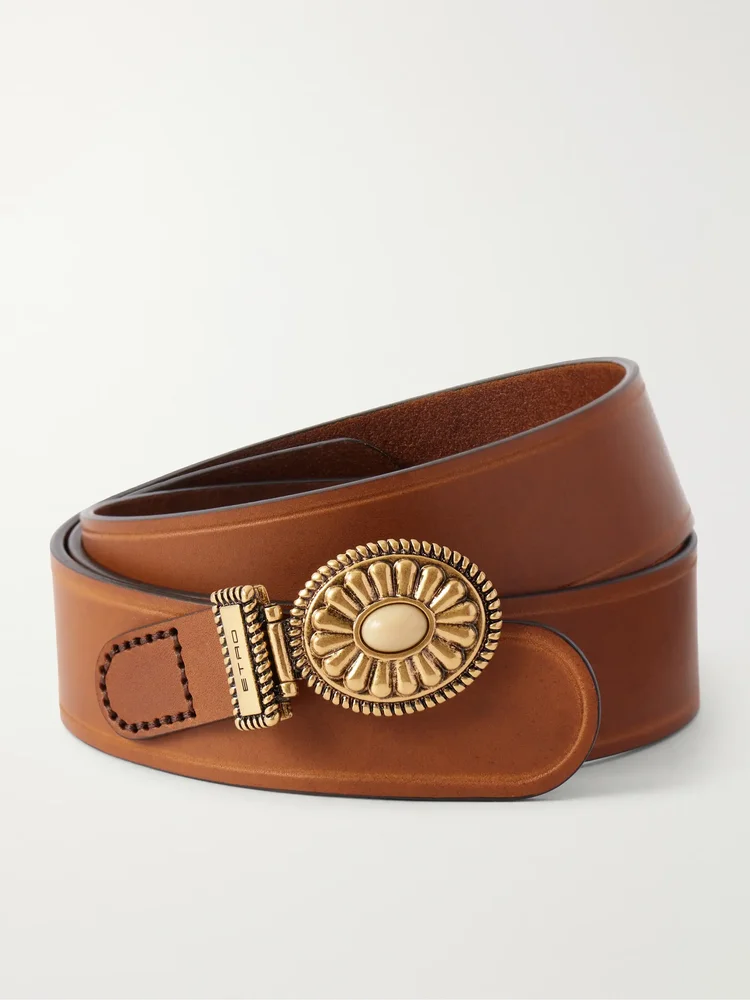 Leather belt