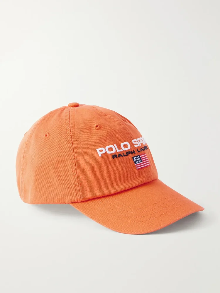 Logo-Embroidered Cotton-Canvas Cap