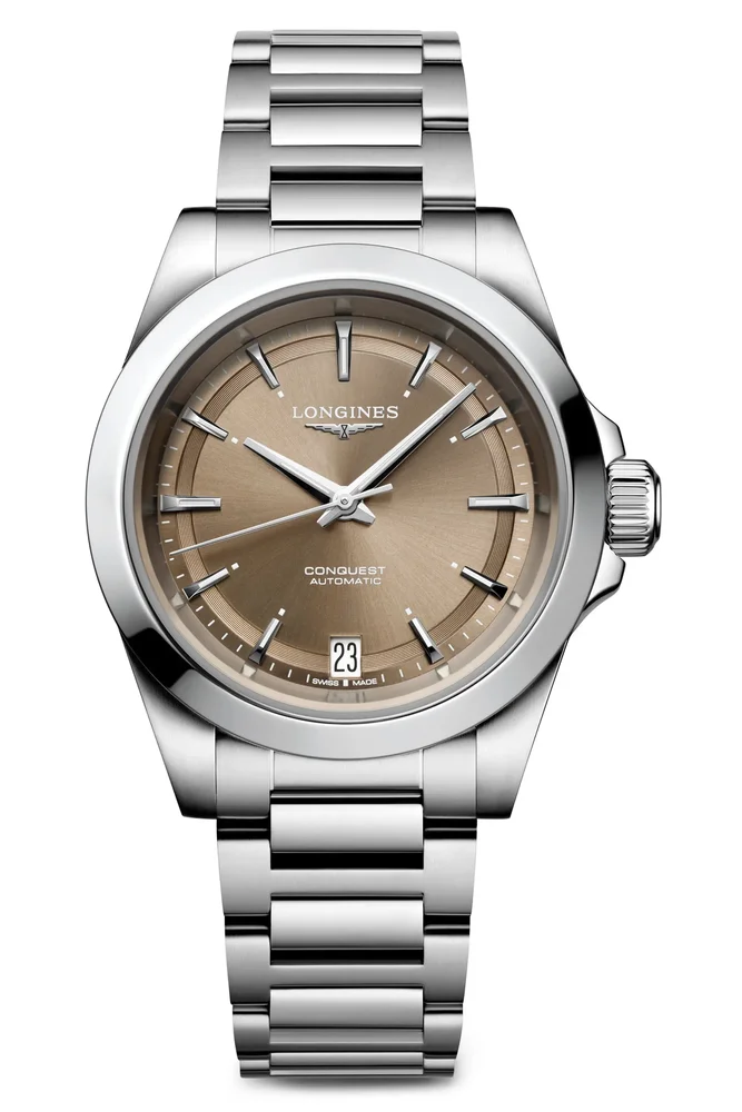 Conquest Automatic Bracelet Watch, 34mm