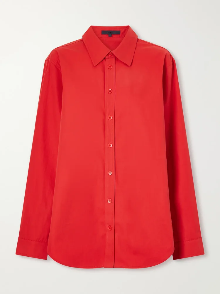 Easy cotton-twill gabardine shirt