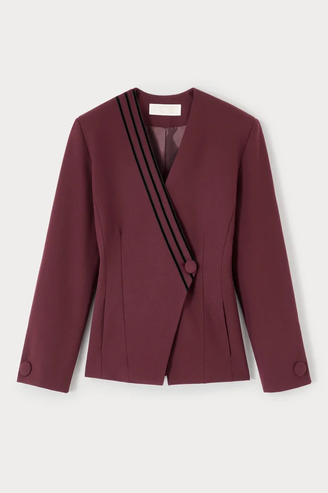 Tailor burgundy blazer