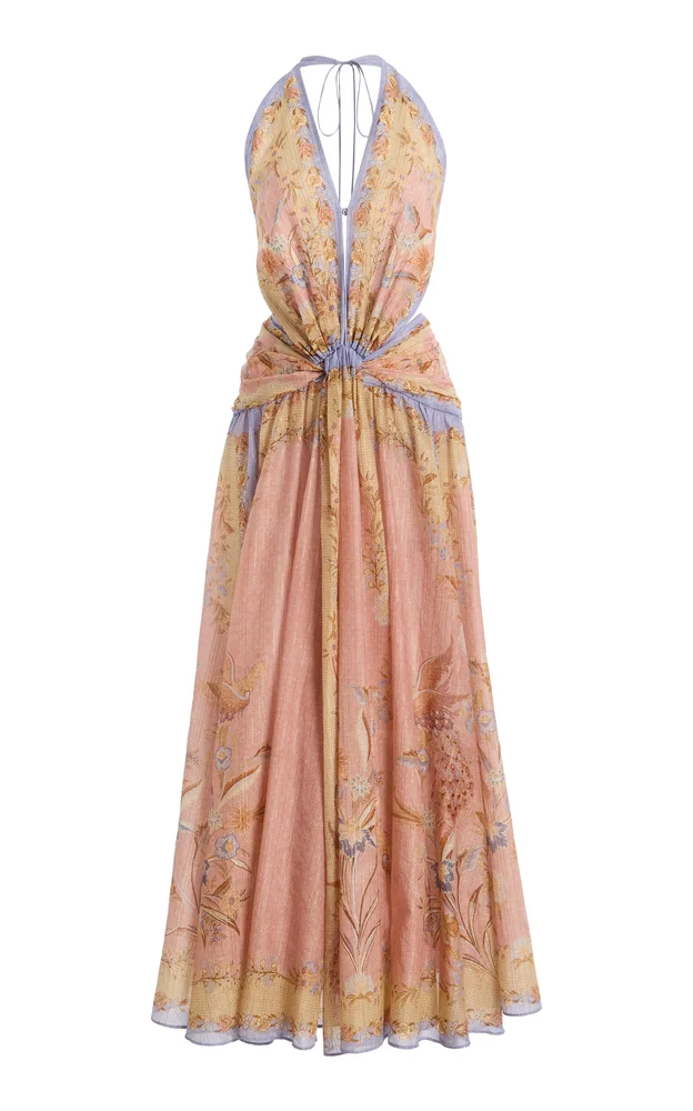 Indra Cotton-Blend Maxi Dress