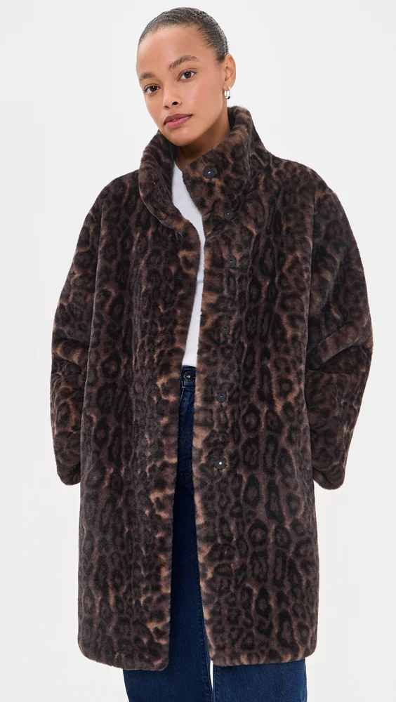 Blair Leopard Coat