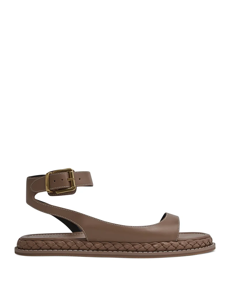 Gabi Plaited Flat Sandals