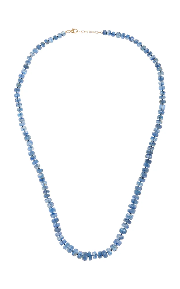 Jumbo 14K Yellow Gold Kyanite Necklace