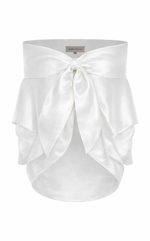 Lomas Tie-Detailed Silk Blouse