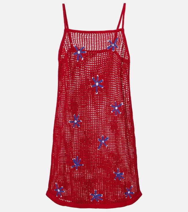 Rio crochet cotton beach dress