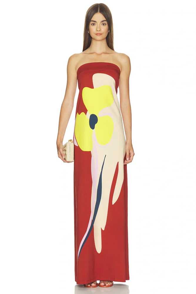Jannick Printed Jersey Dress