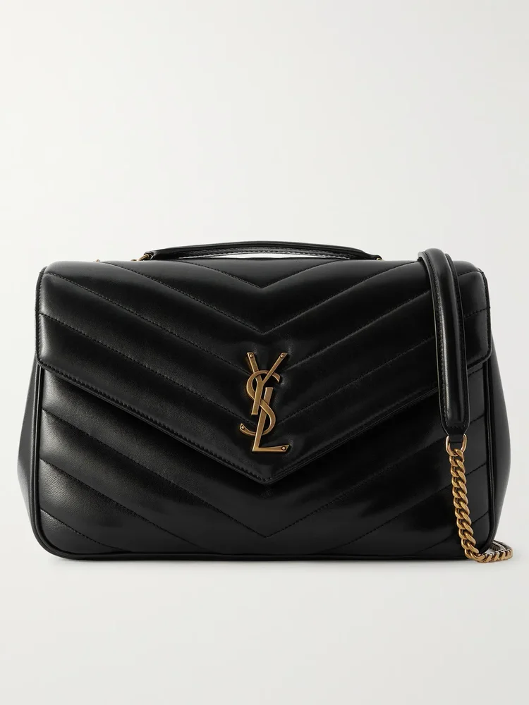 Loulou large matelassé leather shoulder bag