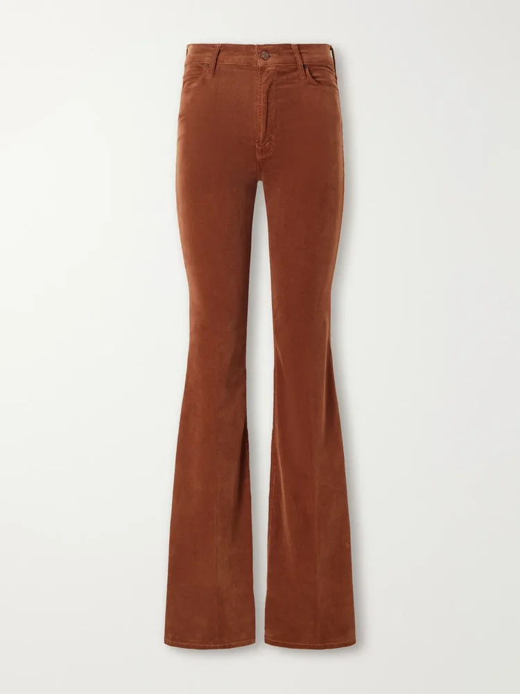 The Doozy cotton-blend corduroy flared pants