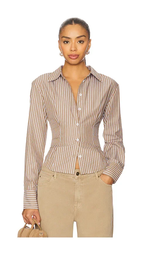 Ellie Button Up Top ALL THE WAYS
