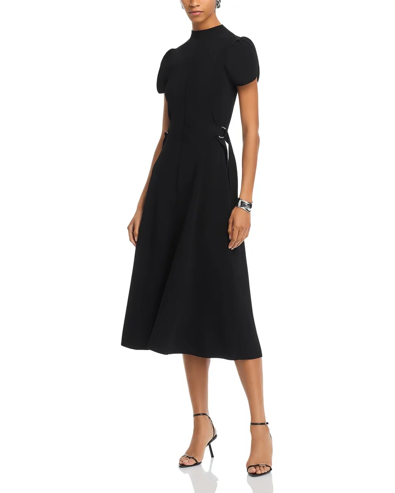 Tulip Sleeve Midi Dress