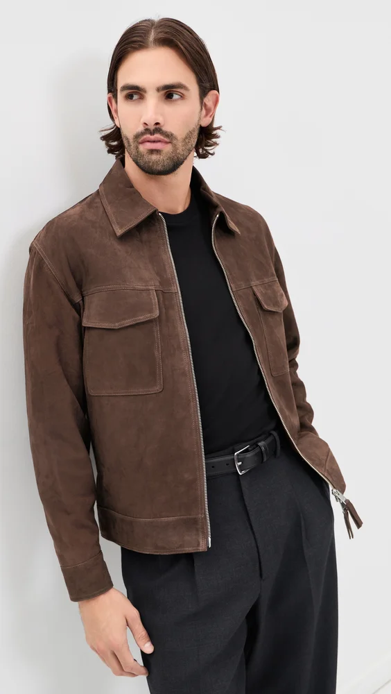 Kale Goat Suede Sturdy Jacket