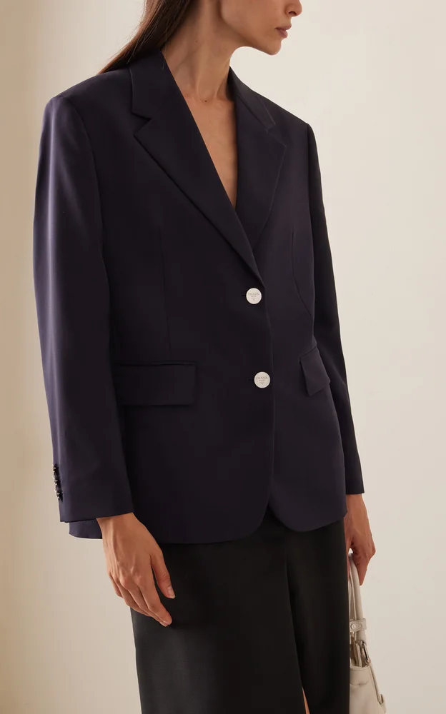 Mohair and Silk Blazer Jacket