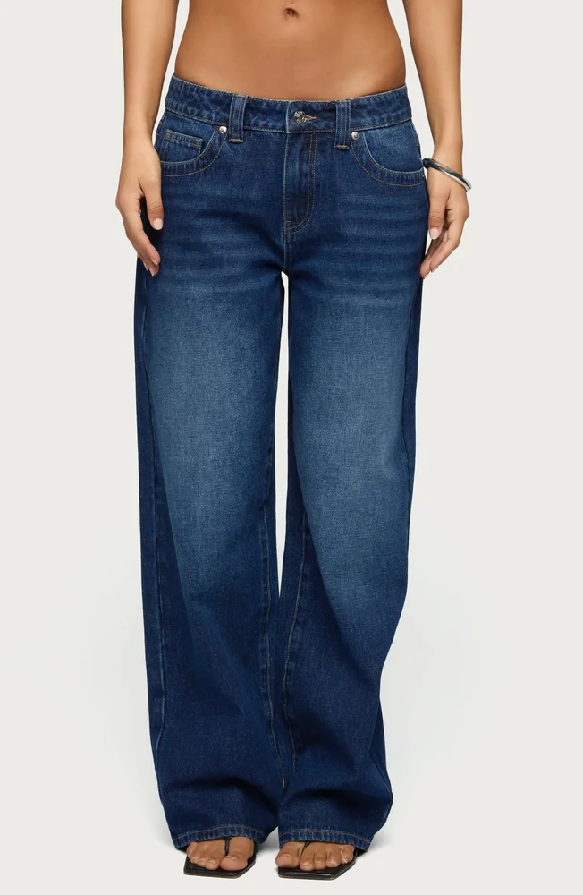 Rivka Low Rise Wide Leg Jeans