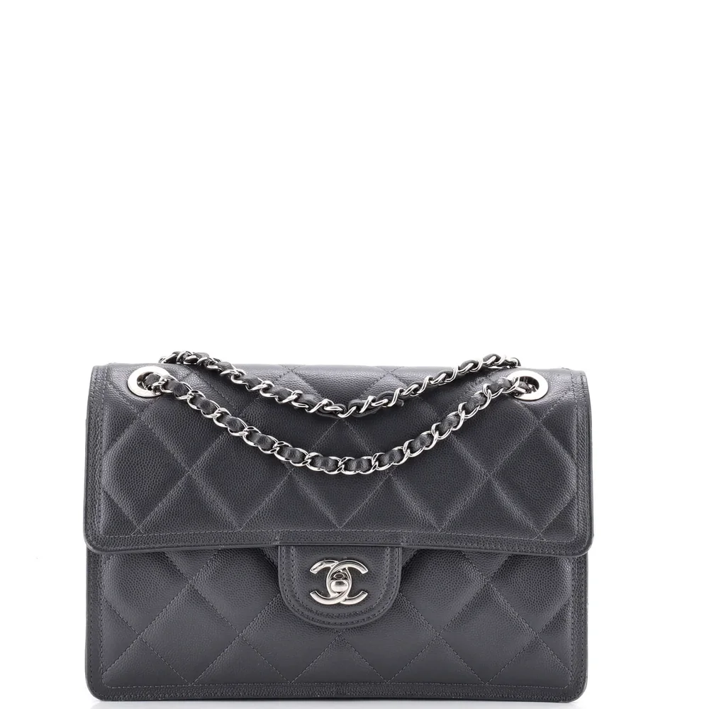 Chanel Sweet Classic Flap Bag Quilted Caviar Medium