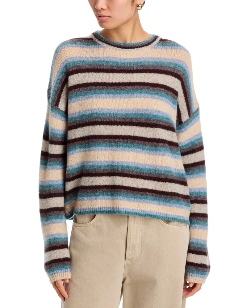Mae Long Sleeve Stripe Sweater