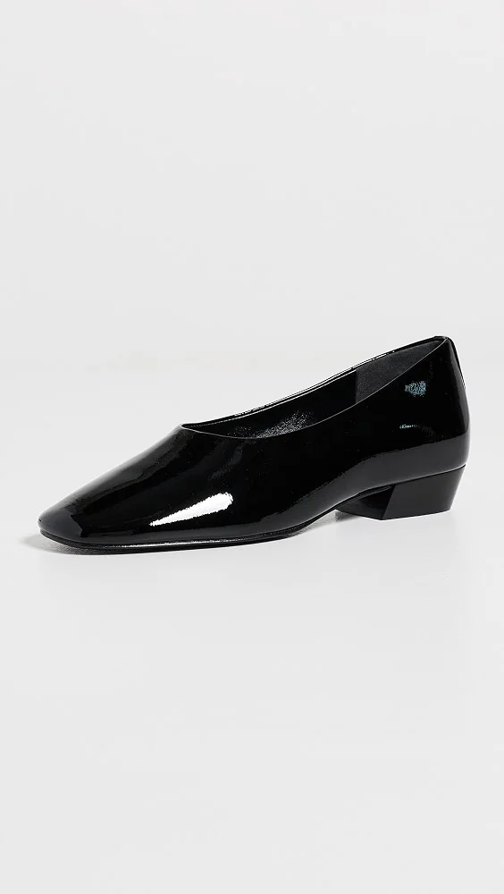 Poppi Leather Ballet Heels