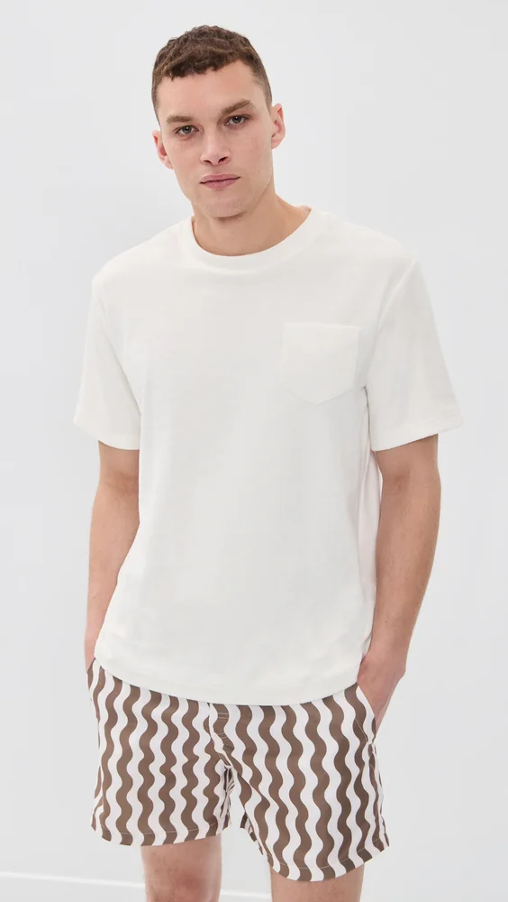 White Terry Tee