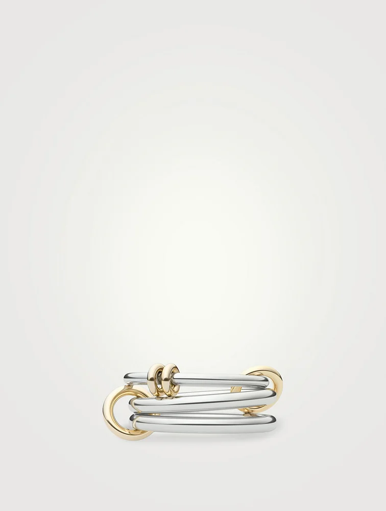 Raneth Silver and 18K Gold Ring