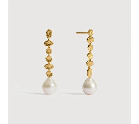 Capri Baroque Pearl Drop Earrings