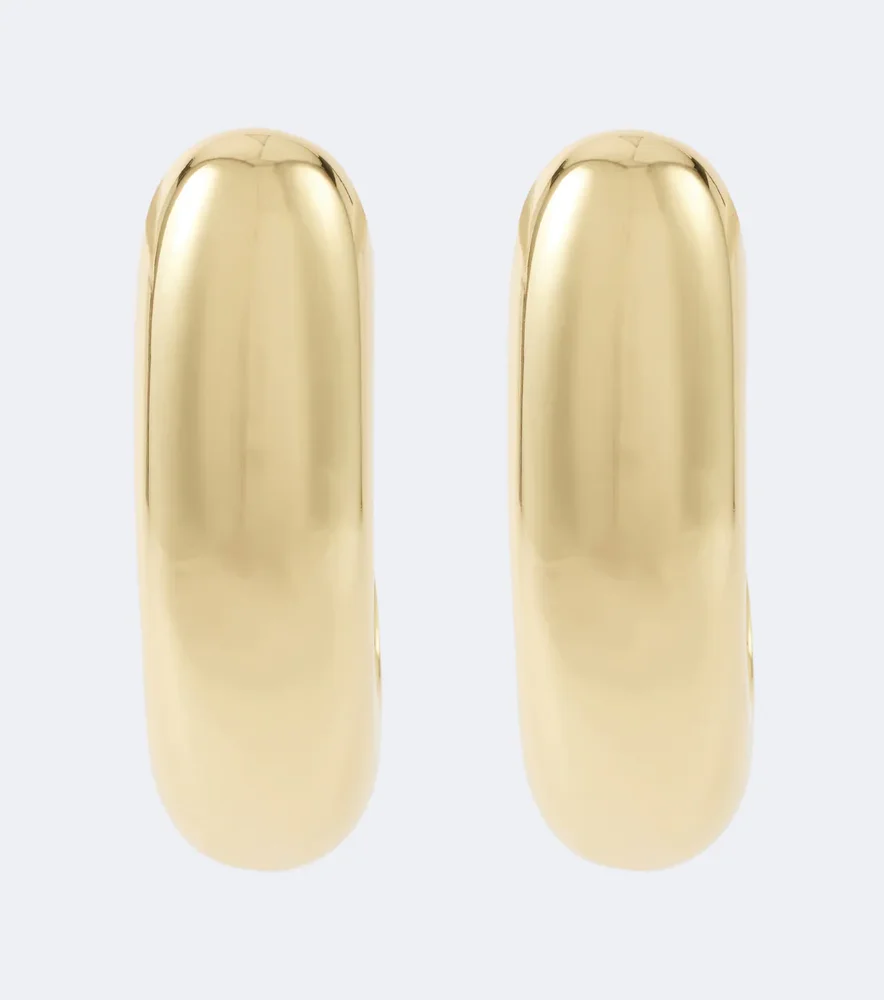 Nimah gold-plated hoop earrings