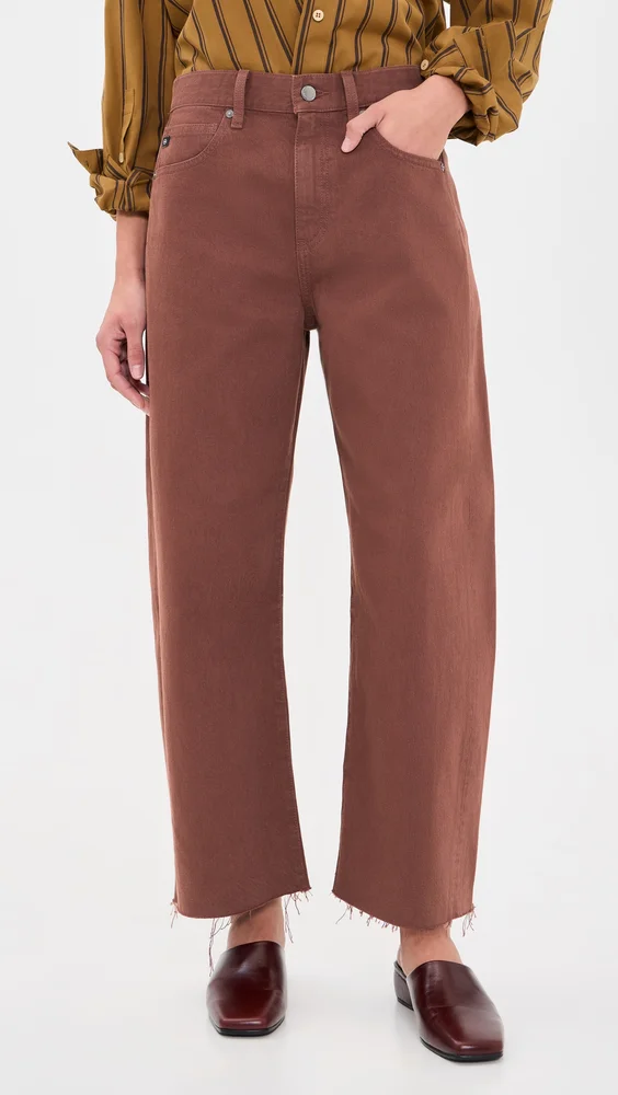 Hattie Crop Barrel Jeans